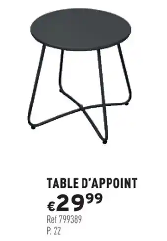 Table d'appoint
