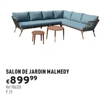 Trafic Salon de jardin malmedy offre