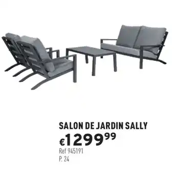 Trafic Salon de jardin sally offre