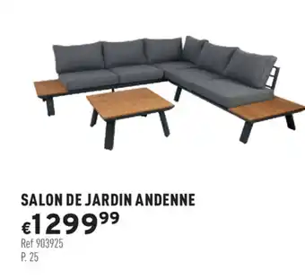 Trafic Salon de jardin andenne offre