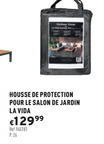 Trafic Housse de protection pour le salon de jardin la vida offre