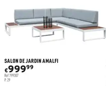 Trafic Salon de jardin amalfi offre