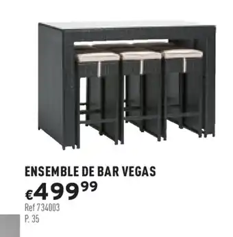 Trafic Ensemble de bar vegas offre