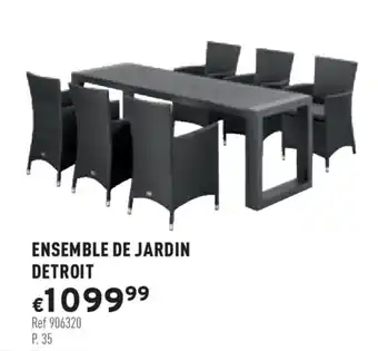 Trafic Ensemble de jardin detroit offre