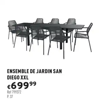 Trafic Ensemble de jardin san diego XXL offre