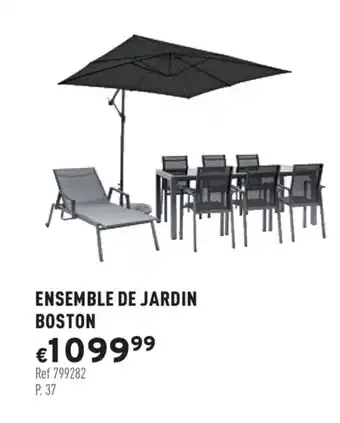 Trafic Ensemble de jardin boston offre