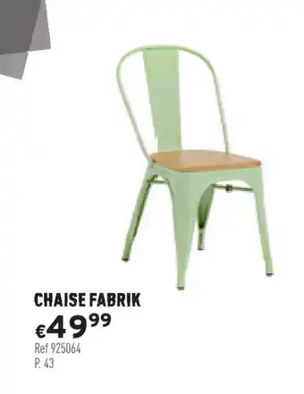 Trafic Chaise fabrik offre