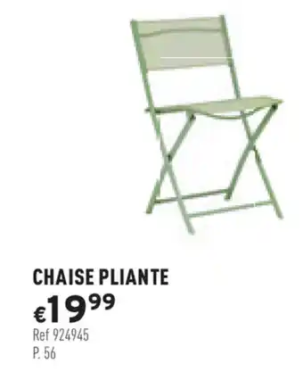 Trafic Chaise pliante offre