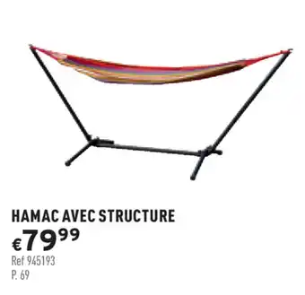 Trafic Hamac avec structure offre