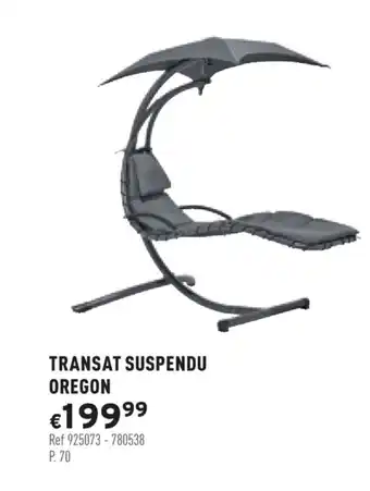 Transat suspendu oregon