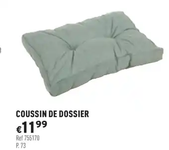 Trafic Coussin de dossier offre