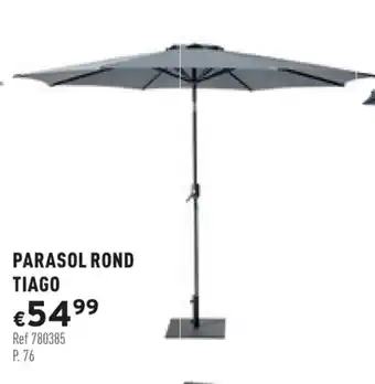 Trafic Parasol rond tiago offre