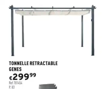 Trafic Tonnelle retractable genes offre