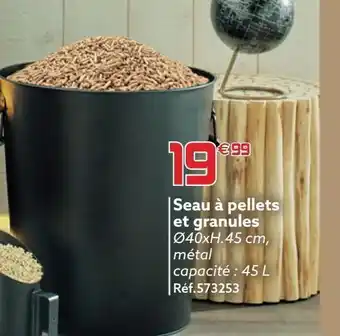 Gifi Seau a pellets et granules offre