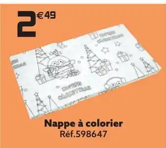Gifi Nappe a colorier offre