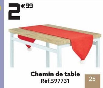 Gifi Chemin de table offre