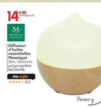 Gifi Diffuseur d´huiles essentielles messegue offre