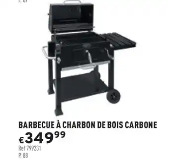 Trafic Barbecue à charbon de bois carbone offre