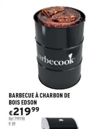 Trafic Barbecue à charbon de bois edson offre