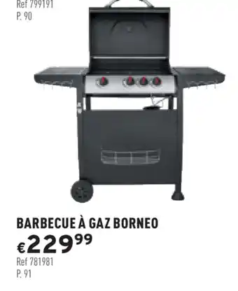 Trafic Barbecue à gaz borneo offre