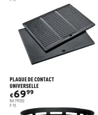 Plaque de contact universelle