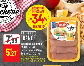 G20 Escalope de dinde offre
