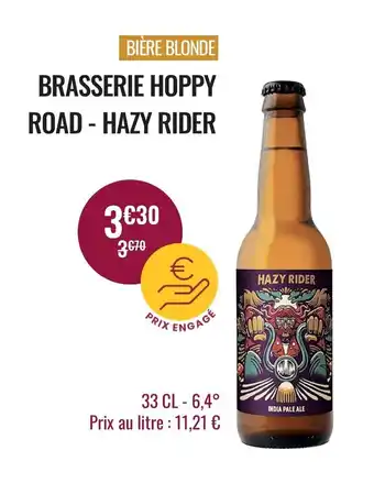 Brasserie hoppy road - hazy rider