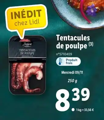 Tentacules de poulpe