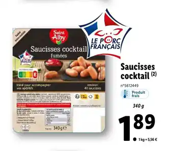 Lidl Saucisses cocktail offre