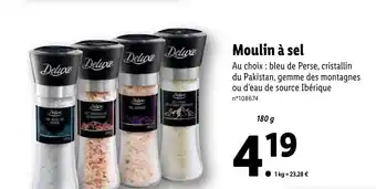Lidl Moulin à sel offre