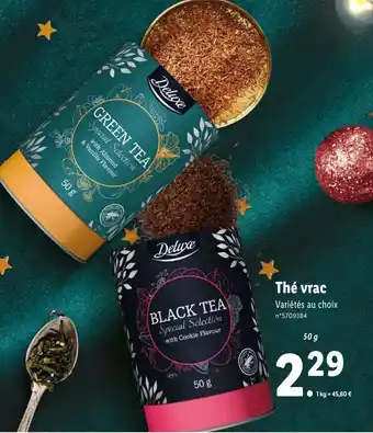 Lidl Thé vrac offre