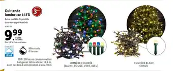 Lidl Guirlande lumineuse à LED offre