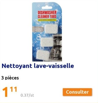 Action Nettoyant lave-vaisselle offre