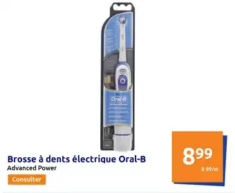 Action Brosse à dents électrique ORAL-B offre