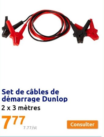 Set de câbles de démarrage dunlop
