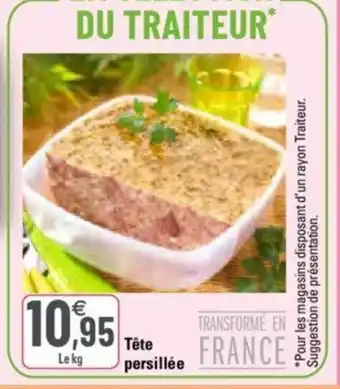 G20 Tête persillé offre