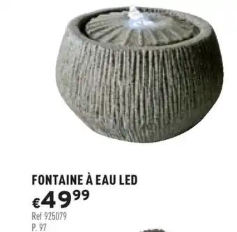 Trafic Fontaine à eau led offre