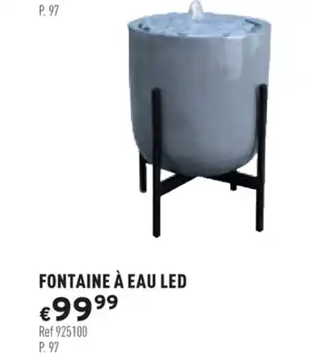 Trafic Fontaine à eau led offre