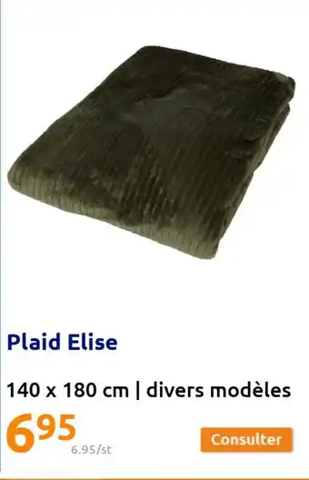 Action Plaid Elise offre