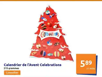 Action Calendrier de l'Avent Celebrations offre