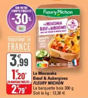 G20 La Moussaka Bœuf & Aubergines offre