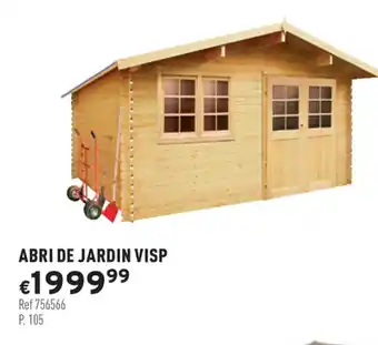 Trafic Abri de jardin visp offre