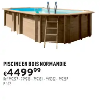 Trafic Piscine en bois Normandie offre