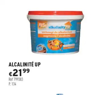 Trafic Alcalinité Up offre