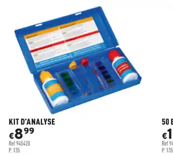 Trafic Kit d'Analyse offre