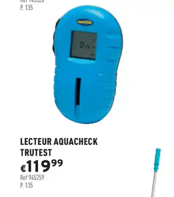 Trafic Lecteur Aquacheck Trutest offre