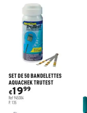 Trafic Set de 50 Bandelettes Aquacheck Trutest offre