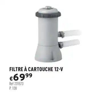 Trafic Filtre à Cartouche 12-V offre