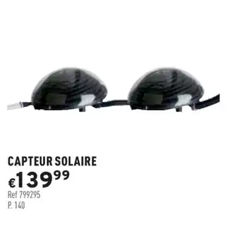 Trafic Capteur Solaire offre