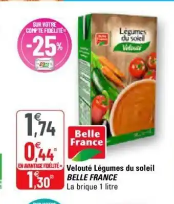 G20 Velouté Légumes du soleil offre